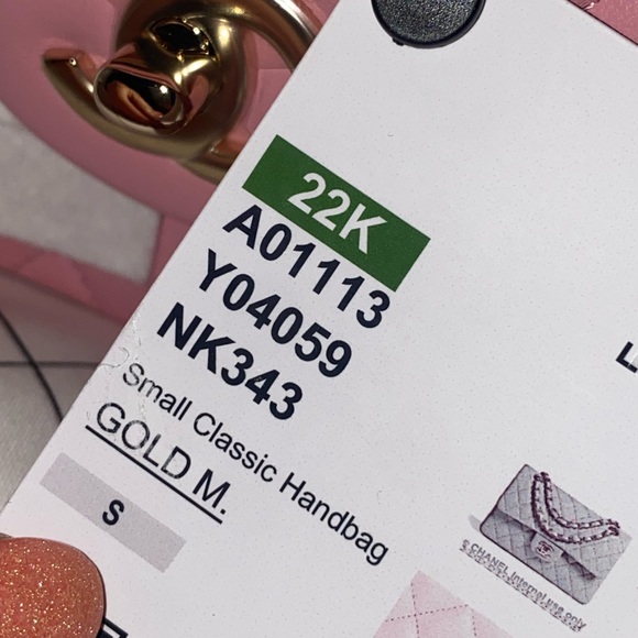 RARE NIB CHANEL CLASSIC DOUBLE FLAP PINK - Picture 16 of 17